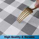 Axyaa Waterproof Elastic Round Tablecloth for Home Decoration and Parties