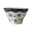 Axyaa Floral Bamboo Hat Bowl Set - High Quality Tableware for Noodles