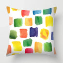 Tropical Plants Parrot Feather Cushion Cover for Sofa by Axyaa