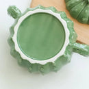 Axya Ceramic Cactus Flower Vase for Nordic Home Decor and Bedroom, Living Room Decoration