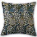 Axyaa Peach Leather Velvet Pillow Case Set - William Morris Design