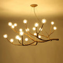 Axyaa Glass Ball Chandelier Pendant Lamp for Home Indoor Lighting