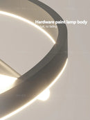 Axyaa Modern Ring Chandelier Creative Minimalist Home Electric Lamp