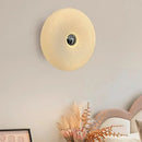 Axya Orange Glass Wall Lamp: Indoor Dimmable LED for Living Room, Bedroom, Study Room