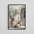 Axyaa Mediterranean Olive Tree Canvas Art Print - Botanical Antique Wall Art Poster