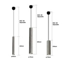 Axyaa Nordic Cement Chandelier: Creative Designer LED Pendant Light for Bedroom, Bar & Cafe