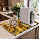 Axyaa Coffee Tablewear Drain Pad Thanksgiving Bathroom Dry Mat