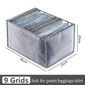 Axyaa Underwear Drawer Organizer: Foldable Closet Divider for Underpants, Socks, Bra