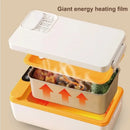 Axyaa Rechargeable Heated Lunch Box with Removable Stainless Steel Container