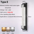 Axyaa Dimmable LED Outdoor Stainless Steel Sconce for Villa Courtyard & Garage