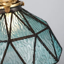 Axyaa Nordic Tiffany Glass Chandelier LED Ceiling Pendant Light
