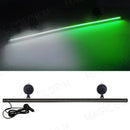 Axyaa Car Strobe Lights 96LED Flashing Windshield Bar in Red Blue Amber White Green