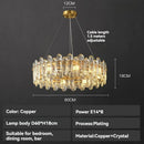 Axyaa Luxury Crystal LED Chandelier for Elegant Interiors