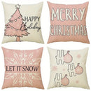 Axyaa Christmas Snow Pillows Cover - Sofa Bedroom Car Cushion