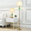 Axyaa Modern LED Dimmer Floor Lamps | Ceramic Decorative Design for Living Room