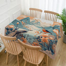 Axyaa Waterproof Rectangular Tablecloth for Home Decor, Kitchen, Living Room, Wedding Party