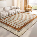 Axyaa Plaid Carpet Retro Rugs Fluffy Soft Lounge Plush Mat Home Large Area Thicken Rug