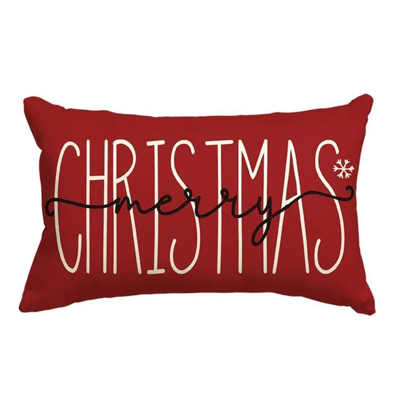 Christmas Snowman Tree Pillowcase - Axyaa Home Decoration Gift Suite
