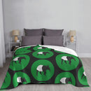 Axyaa Malayan Tapir Throw Blanket Comforter - Decorative Blanket