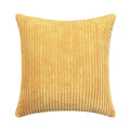 Axyaa Soft Corduroy Cushion Cover Striped Throw Pillow Case for Home Decor