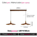 Axyaa Retro LED Pendant Light for Dining, Bar & Bedroom in Walnut Color