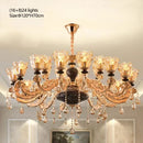 Axyaa Luxury Crystals Ceiling Chandelier for Elegant Interior Decor