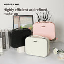 Axyaa LED Mirror Makeup Case: Portable, Rechargeable, Cosmetic Organizer for Travel & Home