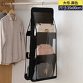 Axyaa Gray Handbag Organizer Hanging Storage Bag for Closet Wardrobe & Door