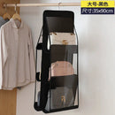 Axyaa Gray Handbag Organizer Hanging Storage Bag for Closet Wardrobe & Door