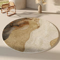 Axyaa Smudged Marble High-End Luxury Carpet: Fluffy Soft Rug for Living Room, Bedroom & More