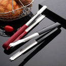 Axyaa Stainless Steel Food Clip Tweezer for Grilling and Buffet