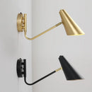Axya Swing Arm LED Wall Lamps: Modern Adjustable Indoor Bedside Lighting Sconce