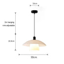 Axyaa LED Chandelier: Modern Flying Saucer Pendant Lamp for Dining, Study, Hotel, Bar