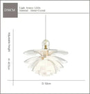 Axyaa Designer Acrylic Pine Cone Chandelier LED Lighting Fixtures