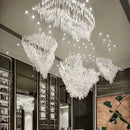 Axyaa Crystal Luxury Chandelier | Designer Nordic Dining Room Chandelier