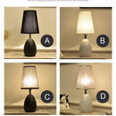 Axyaa Black White Living Room Coffee Table Bedroom Night Lamp Design Bedside Lamps