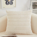 Axyaa Green Velvet Corduroy Striped Cushion Cover 45x45cm Modern Home Decor Pillow Case