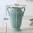 Axyaa European Style Ceramic Vase for Home Decor and Flower Arrangement