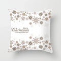 Blue Winter Snowflake Pillowcase for Stylish Christmas Decor by Axyaa