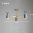 Axyaa Colorful Deer Shape Ceiling Light for Dining Room
