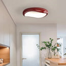 Axyaa Cream Nordic LED Ceiling Light for Modern Bedroom, Living Room & Corridors