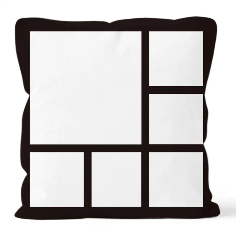 Axyaa Plaid Cat Paw Pillowcase Set