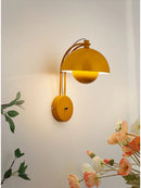 Axyaa Minimalist Mushroom LED Wall Sconce Light for Hotel Aisle and Corridor