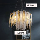 Nordic Pendant Lamp for Dining Room by Axyaa: Indoor Ceiling Lighting Chandelier for Living Room