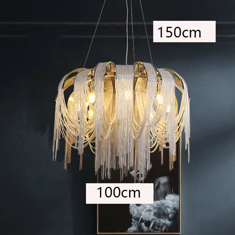 Nordic Pendant Lamp for Dining Room by Axyaa: Indoor Ceiling Lighting Chandelier for Living Room