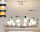Axyaa Minimalist LED Glass Pendant Chandelier for Modern Home Decor
