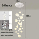 Axyaa Modern Staircase Chandeliers LED Pendant Light for Living Room Home Decor