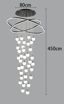 Axyaa Modern LED Pendant Chandeliers for Home Staircase Decor