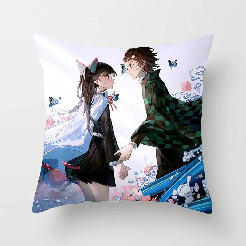 Demon Slayer Kimetsu no Yaiba Pillowcase for Kids Bedroom Decor by Axyaa