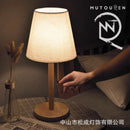 Axyaa Solid Wood Guesthouse Table Lamp Modern American Country Bedroom Bedside Lamp